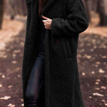 Damska kurtka oversize MonAmi® Teddy | Pluszowa Tekstura | Odzież wierzchnia na jesień i zimę | Wysokiej jakości materiał | Wygodne dopasowanie | Stylowy wygląd