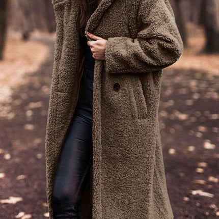 Damska kurtka oversize MonAmi® Teddy | Pluszowa Tekstura | Odzież wierzchnia na jesień i zimę | Wysokiej jakości materiał | Wygodne dopasowanie | Stylowy wygląd