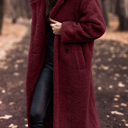 Damska kurtka oversize MonAmi® Teddy | Pluszowa Tekstura | Odzież wierzchnia na jesień i zimę | Wysokiej jakości materiał | Wygodne dopasowanie | Stylowy wygląd