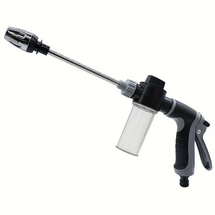 Pistolet do zwykłego ciśnieniowego | Trwałe i odporne na warunki | Regulowana dysza turbo | Do mycia aut, nawadniania ogrodu, czyszczenia patio | Metalowe wydanie | Uchwyt antypoślizgowy | Łatwa instalacja | Wszechstronne zastosowanie