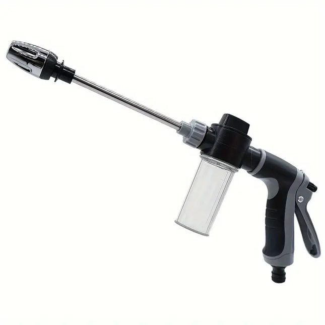 Pistolet do zwykłego ciśnieniowego | Trwałe i odporne na warunki | Regulowana dysza turbo | Do mycia aut, nawadniania ogrodu, czyszczenia patio | Metalowe wydanie | Uchwyt antypoślizgowy | Łatwa instalacja | Wszechstronne zastosowanie
