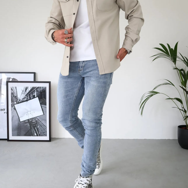 Bluza męska Felix | Nowoczesna elegancja Ponadczasowy styl | Kurtka bawełniana lub regularnie kroju | Łatwa pielęgnacja | Rozmiary S do XL | Kolory: granatowy lub grafitowy | Oddychający komfort | Autor: Van Hallen Melbourne