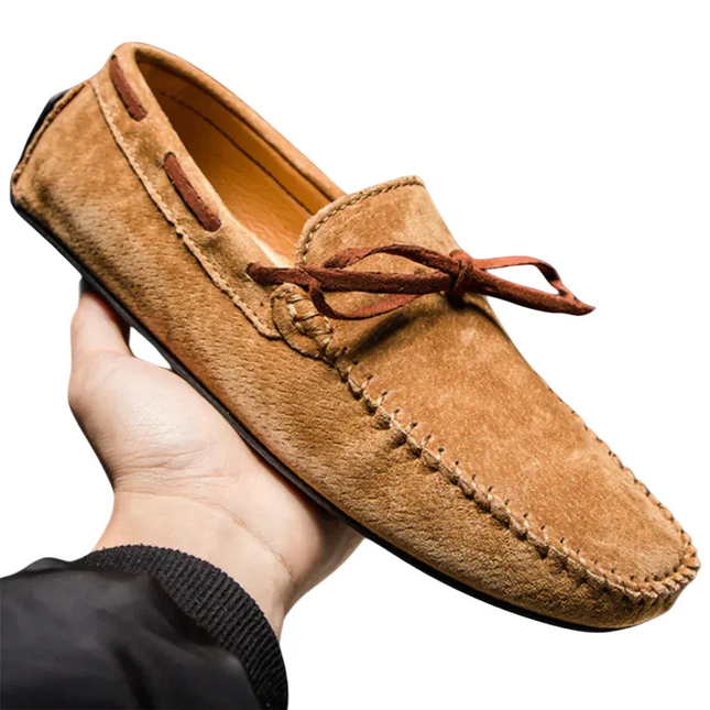 Zamszowe mokasyny męskie | Miękki komfort | Wszechstronna elegancja | Amortyzowana wkładka | Klasyczny design | Biuro do strojów wieczorowych | Materiały wysokiej jakości