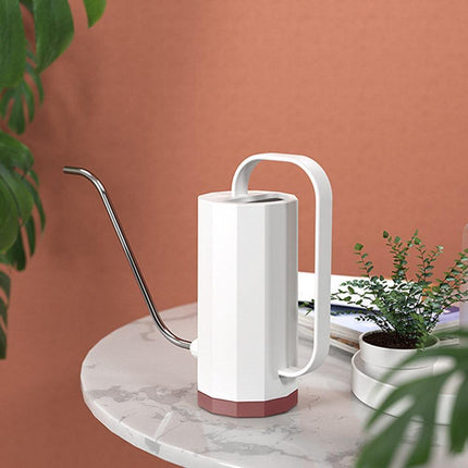 Geometryczna konewka na gęsiej powieki | Duża pojemność | Długa wylewka ze stali nierdzewnej | Stylowy, nowoczesny design | Trwały materiał polipropylenowy | Idealny do roślin domowych i wiszących | Możesz uzupełnić | Pastelowe kolory