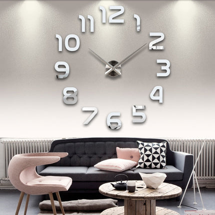 Akrylowy zegar ścienny 3D | Nowoczesny design kwarcowy | 10 kolorów | 3 rozmiary | Artystyczny wystrój domu | Odważny zegarek