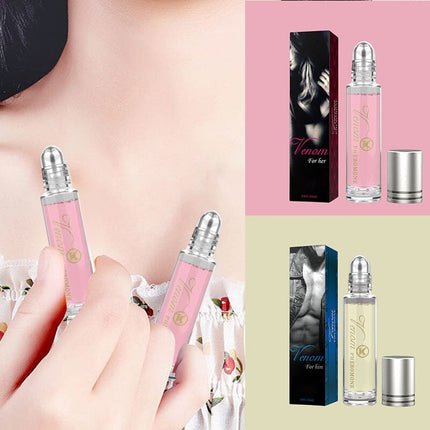 PheroScents | Perfumy z feromonami dla kobiet | Lekko pachnące | Bez ftalanów | Aplikator kulkowy | Długotrwały zapach | Zwiększa naturalną atrakcyjność | Gotowy do podróży | Eleganckie opakowanie