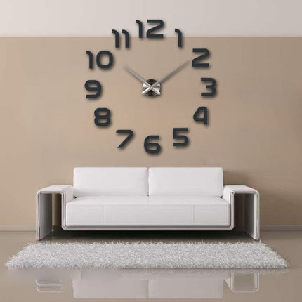 Akrylowy zegar ścienny 3D | Nowoczesny design kwarcowy | 10 kolorów | 3 rozmiary | Artystyczny wystrój domu | Odważny zegarek