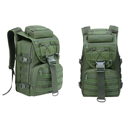 Plecak taktyczny wojskowy damski Noustia | 40L | Nylon 1000D odporny na zarysowania | systemu MOLLE | Kamuflaż | Podróże, wędrówki, biwakowanie, wędkowanie | Kieszenie z zamkiem | Wygodne szelki