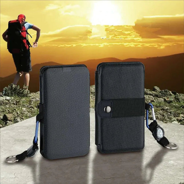 Składany Panel Słoneczny | Przenośna Ładowarka USB do Wypraw Outdoor | Moc 5V 1A | Kompaktowy i Wielofunkcyjny Design | Noustia