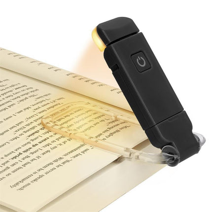 Lampka do czytania LED | Regulowana jasność i temperatura barwowa | USB do ładowania | Zmniejszenie zwolnienia oczu | Kompaktowa konstrukcja | Blokuje 99,9% światła niebieskiego | Idealna do podróży | Czarna, biała, różowa, niebieska