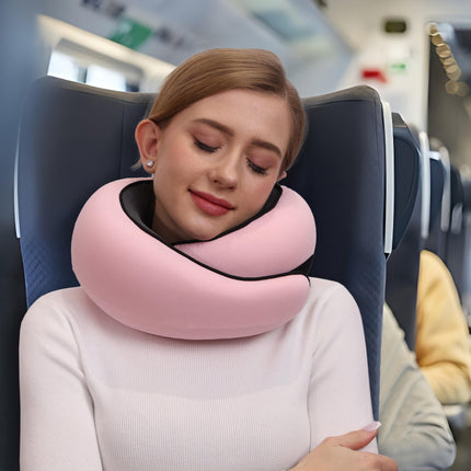 Poduszka podróżna Noustia | Ergonomiczne wsparcie karku | Miękkie i oddychające materiały | Zapięcie na zatrzask | Komfort w podróży