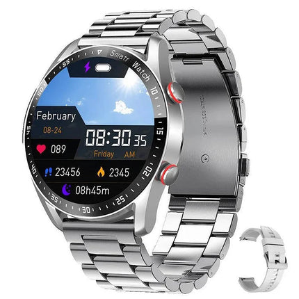 Smartwatch Noustii | Ekran 1,45" | Monitorowanie Zdrowia | Tętno, Cukier, podłoże, Saturacja | IP67 Wodoodporność | Bluetooth Rozmowy, Muzyka | Różne Kolory Paska