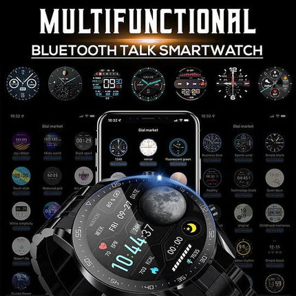 Smartwatch Noustii | Ekran 1,45" | Monitorowanie Zdrowia | Tętno, Cukier, podłoże, Saturacja | IP67 Wodoodporność | Bluetooth Rozmowy, Muzyka | Różne Kolory Paska