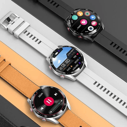 Smartwatch Noustii | Ekran 1,45" | Monitorowanie Zdrowia | Tętno, Cukier, podłoże, Saturacja | IP67 Wodoodporność | Bluetooth Rozmowy, Muzyka | Różne Kolory Paska