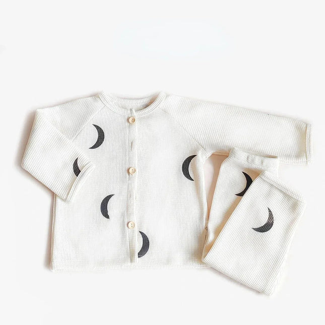 MiniModa™ | Oddychający bawełniany komplet bielizny nocnej dla dzieci | Miękki design unisex | Hipoalergiczny | Rozmiar od 1 do 5 lat