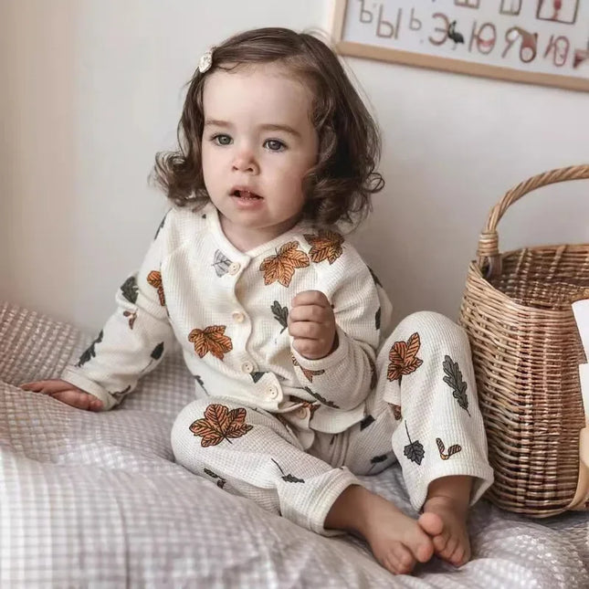 MiniModa™ | Oddychający bawełniany komplet bielizny nocnej dla dzieci | Miękki design unisex | Hipoalergiczny | Rozmiar od 1 do 5 lat