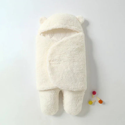 Ultra-miękki miś SnuggleBear | Przytulny regulowany kocyk dziecięcy | Bezpieczny komfort i ciepło niemowlęcia