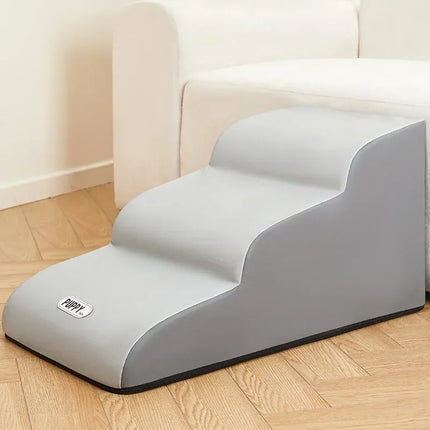 PawStep Luxe | Eleganckie schody dla zwierząt | Powierzchnia antypoślizgowa | Stylowa i bezpieczna drabina | Idealny dla małych ras i seniorów | Nowoczesny design | Lekki | Opcje 2 lub 3 kroków | Trwałe materiały