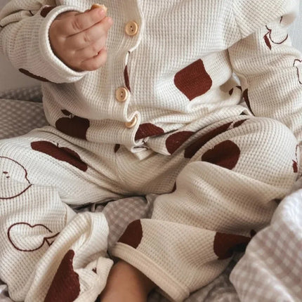 MiniModa™ | Oddychający bawełniany komplet bielizny nocnej dla dzieci | Miękki design unisex | Hipoalergiczny | Rozmiar od 1 do 5 łac