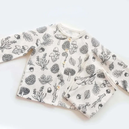 MiniModa™ | Oddychający bawełniany komplet bielizny nocnej dla dzieci | Miękki design unisex | Hipoalergiczny | Rozmiar od 1 do 5 łac
