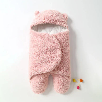 Ultra-miękki miś SnuggleBear | Przytulny regulowany kocyk dziecięcy | Bezpieczny komfort i ciepło niemowlęcia