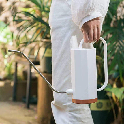 Geometryczna konewka na gęsiej powieki | Duża pojemność | Długa wylewka ze stali nierdzewnej | Stylowy, nowoczesny design | Trwały materiał polipropylenowy | Idealny do roślin domowych i wiszących | Możesz uzupełnić | Pastelowe kolory