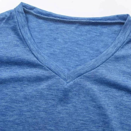 Szafa Melbourne | T-shirt męski z dekoltem w kształcie liter V | Miękka, oddychająca tkanina | Wygodne miejsce zamieszkania | Stylowe kolory | Wszechstronna odzież na co dzień | Idealny element pośredni lub warstwowy