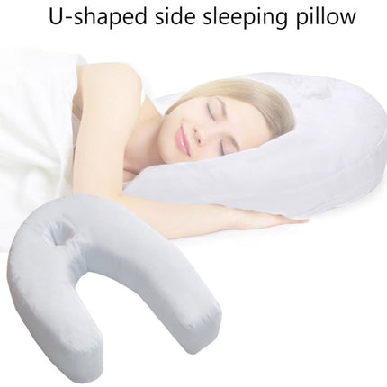Poduszka ortopedyczna Sleep Wellness | Ulga dla podkładu bocznego | Wsparcie wyrównania | Rwa kulszowa i ulga w bólu biologicznym | Wygodna, ergonomiczna konstrukcja | Hipoalergiczna bawełna/poliester | Oddychająca osłona