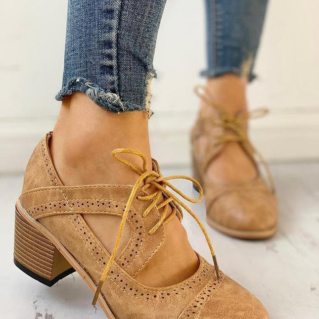 MABEL | Buty ortopedyczne w stylu vintage | Podeszwa antypoślizgowa | Stylowy komfort | Poprawiona pozycja | Zalecany rozmiar większy