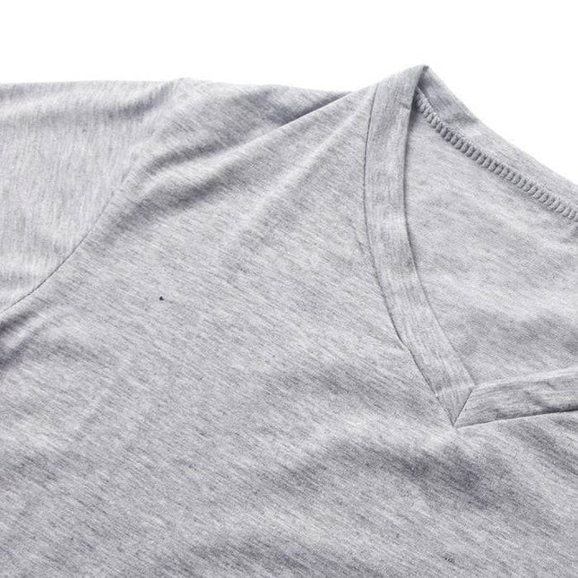 Szafa Melbourne | T-shirt męski z dekoltem w kształcie liter V | Miękka, oddychająca tkanina | Wygodne miejsce zamieszkania | Stylowe kolory | Wszechstronna odzież na co dzień | Idealny element pośredni lub warstwowy