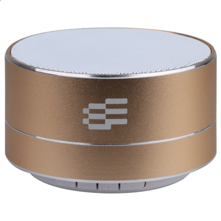 Głośnik Bluetooth Metal Pulse | Przenośny system dźwiękowy 3W | Wbudowany mikrofon | Obsługa kart TF i dysków U | Akumulator | 6-godzinny czas określony | Ładowanie Micro USB | konfigurowalne ze smartfonami | Metalowy projekt