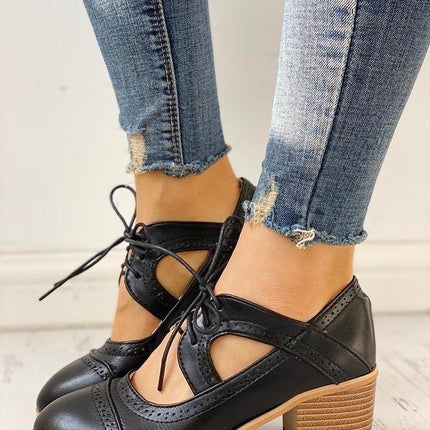 MABEL | Buty ortopedyczne w stylu vintage | Podeszwa antypoślizgowa | Stylowy komfort | Poprawiona pozycja | Zalecany rozmiar większy