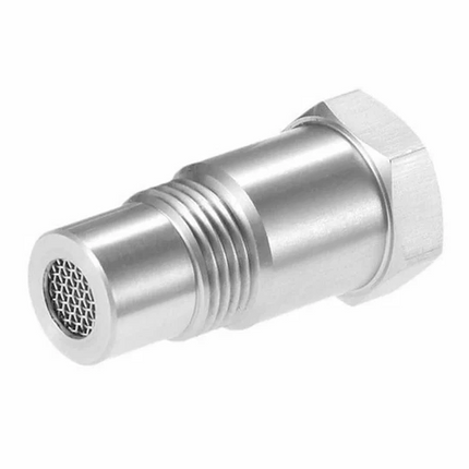 Adapter czujnika tlenu | Gwint M18x1,5 | Rozwiązanie lampki ostrzegawczej silnika | Zwiększona wydajność układu wydechowego | Uniwersalne dopasowanie | Łatwa instalacja | Stal nierdzewna | Odporny na ciepło i korozję | Pasuje do większości pojazdów