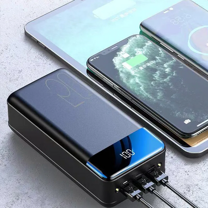Przenośna ładowarka o dużej pojemności 100 000 mAh | Szybkie ładowanie smartfonów, tabletów i laptopów | Uniwersalna kompatybilność | Idealny do podróży i przygód na świeżym powietrzu