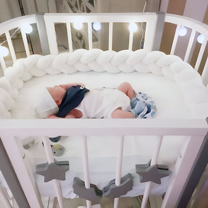 Miękki pluszowy pleciony do łóżka | Przytulne, wykonane akcesoria do pokoju dziecięcego | Długości 2M/3M/4M | Przyjazny dla skóry | Wszechstronne zastosowanie | Łatwe czyszczenie | Idealny do pokoi dziecięcych