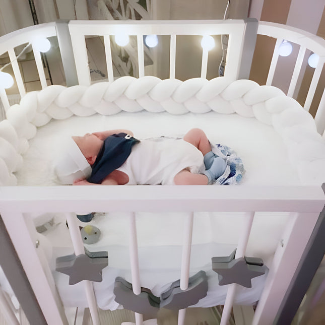 Miękki pluszowy pleciony do łóżka | Przytulne, wykonane akcesoria do pokoju dziecięcego | Długości 2M/3M/4M | Przyjazny dla skóry | Wszechstronne zastosowanie | Łatwe czyszczenie | Idealny do pokoi dziecięcych