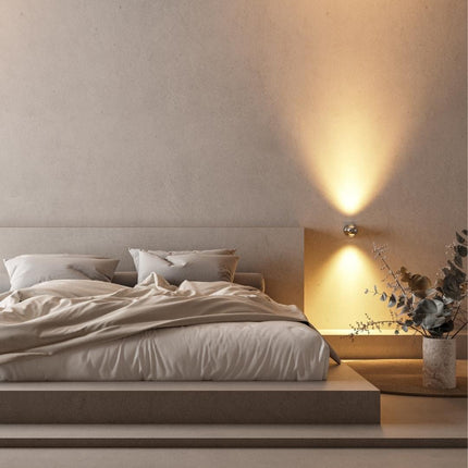 Nowoczesna lampa ścienna PONTOS | Trwała oprawa LED | Energooszczędny | Idealny do pomieszczeń mieszkalnych | Łatwa instalacja | Wszechstronny design