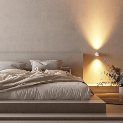 Nowoczesna lampa ścienna PONTOS | Trwała oprawa LED | Energooszczędny | Idealny do pomieszczeń mieszkalnych | Łatwa instalacja | Wszechstronny design