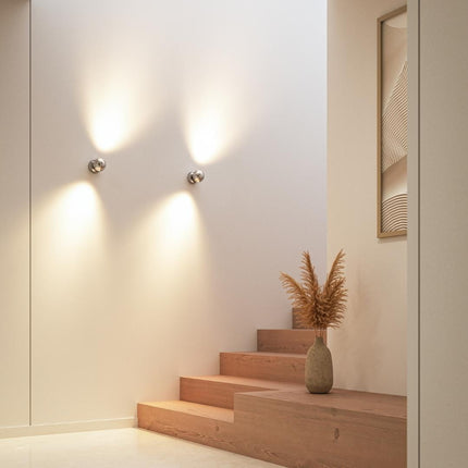 Nowoczesna lampa ścienna PONTOS | Trwała oprawa LED | Energooszczędny | Idealny do pomieszczeń mieszkalnych | Łatwa instalacja | Wszechstronny design