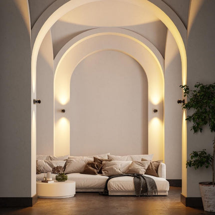 Nowoczesna lampa ścienna PONTOS | Trwała oprawa LED | Energooszczędny | Idealny do pomieszczeń mieszkalnych | Łatwa instalacja | Wszechstronny design