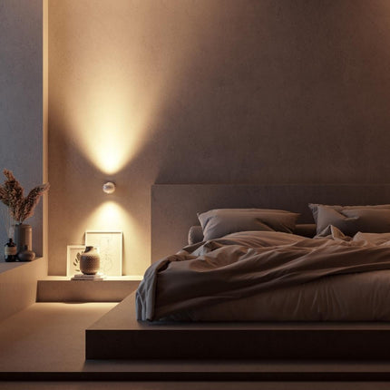 Nowoczesna lampa ścienna PONTOS | Trwała oprawa LED | Energooszczędny | Idealny do pomieszczeń mieszkalnych | Łatwa instalacja | Wszechstronny design