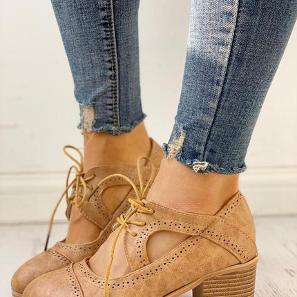 MABEL | Buty ortopedyczne w stylu vintage | Podeszwa antypoślizgowa | Stylowy komfort | Poprawiona pozycja | Zalecany rozmiar większy