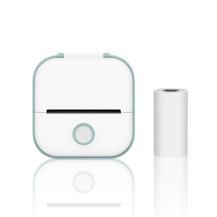 Przenośna mini drukarka Bluetooth | Drukuj zdjęcia, etykiety i notatki, gdziekolwiek jesteś | Technologia bez atramentu | Przyklejony podkład | Integracja mobilna z iOS i Androidem | Kompaktowy i ładowalny | Łatwe drukowanie ze smartfona
