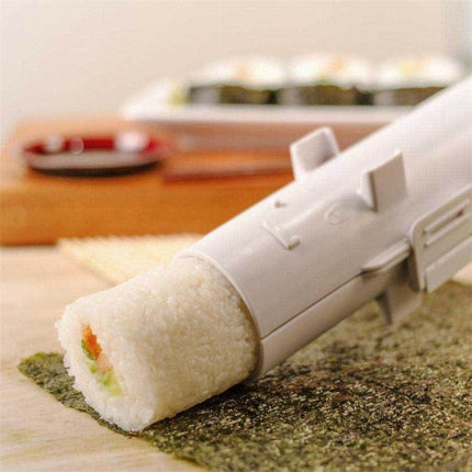 Zestaw do przechowywania roli sushi | Zawiera matę bambusową i kontrolowaną w czyszczeniu tuby do sushi | Idealnie uformowane kalifornijskie bułki za każdym razem
