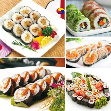 Zestaw do przechowywania roli sushi | Zawiera matę bambusową i kontrolowaną w czyszczeniu tuby do sushi | Idealnie uformowane kalifornijskie bułki za każdym razem