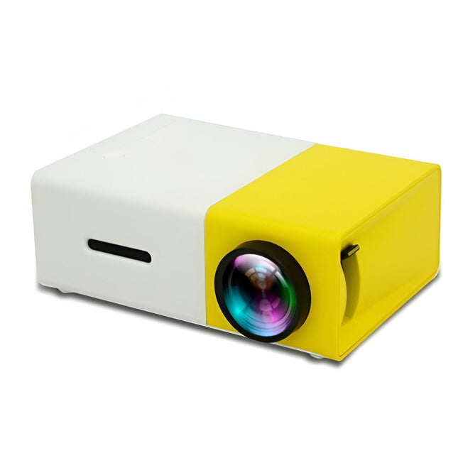 Miniprojektor Ultra HD | Przenośna i kompaktowa konstrukcja | Obsługa rozdzielczości Full HD 1080P | Projekty do 170 cali | Wiele interfejsów: HDMI, USB, audio | Łatwa instalacja | Idealny do filmów, gier wideo i użytku na zewnątrz