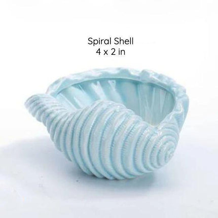 Ceramiczne, przeszklone donice inspirowane oceanem | Doniczki dekoracyjne w stylu nadmorskim | Opcje błękitu oceanu i turkusu | Dostępne różne rozmiary