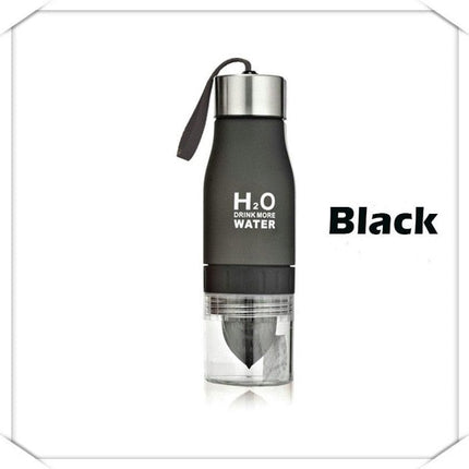 Butelka z zaparzaczem H2O | Pojemność 650 ml | Matowy projekt obowiązkowy | Przenośny i szczelny | Łatwo zainstalować i zamontować | Idealne do orzeźwienia na terenie morza