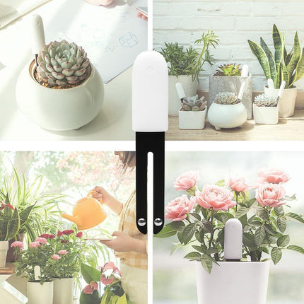 Inteligentny wodomierz roślinny | Czujnik stanu | Woododporny | Wykrywanie światła i temperatury | Połączenie aplikacji Bluetooth | Baza danych roślinnych | Lampka kontrolna | Bateria CR2032 w zestawie
