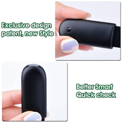 Inteligentny wodomierz roślinny | Czujnik stanu | Woododporny | Wykrywanie światła i temperatury | Połączenie aplikacji Bluetooth | Baza danych roślinnych | Lampka kontrolna | Bateria CR2032 w zestawie